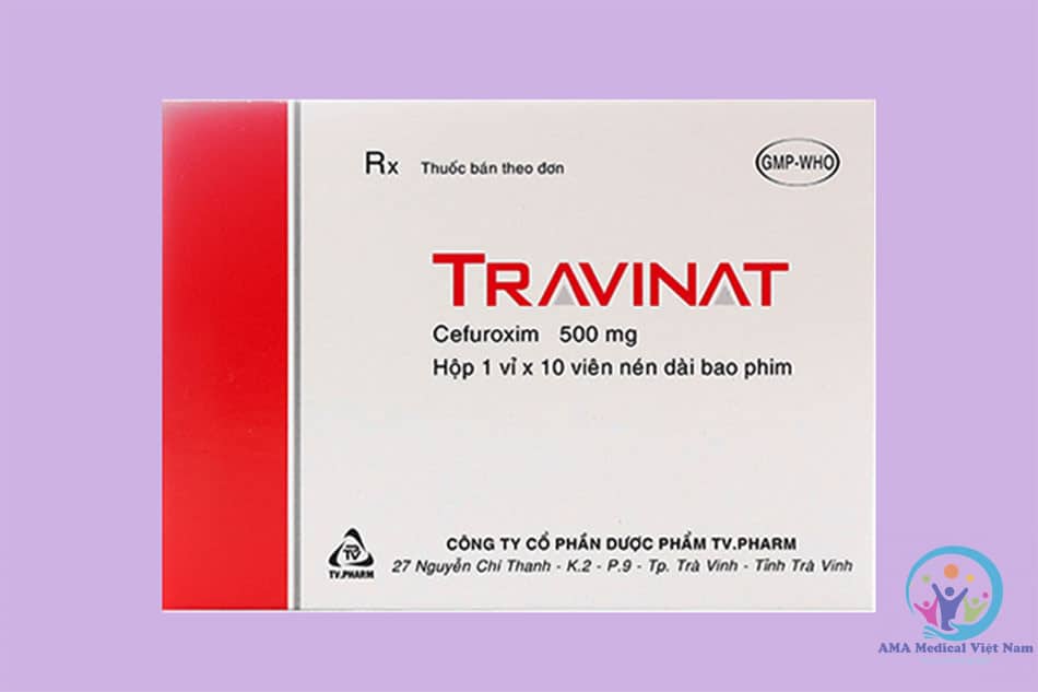 Hộp Travinat 500mg