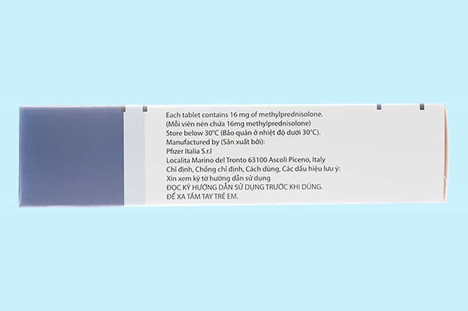 Hộp thuốc Medrol 16mg