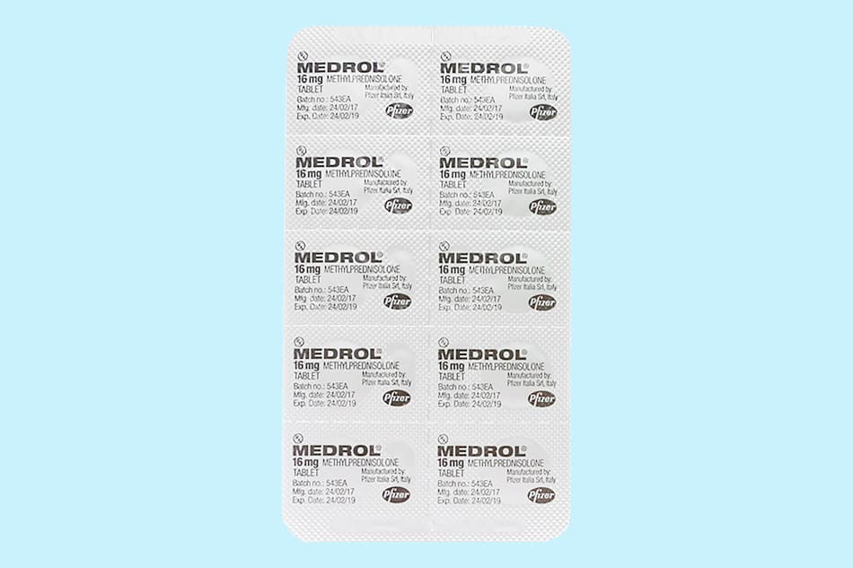 Vỉ Medrol 16mg