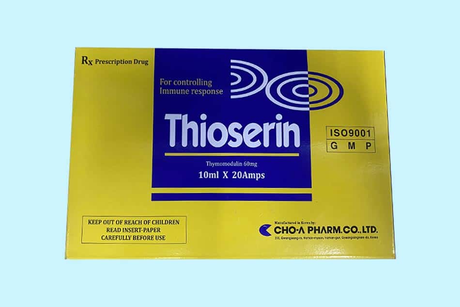 Hộp thuốc Thioserin 60mg/10ml