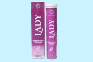Hộp và lọ Viên sủi Lady