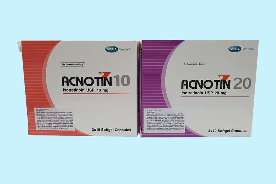 Hình ảnh: Thuốc Acnotin trị mụn