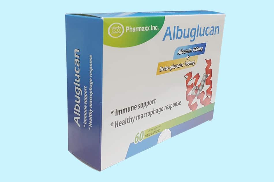 Hộp Albuglucan 60 viên