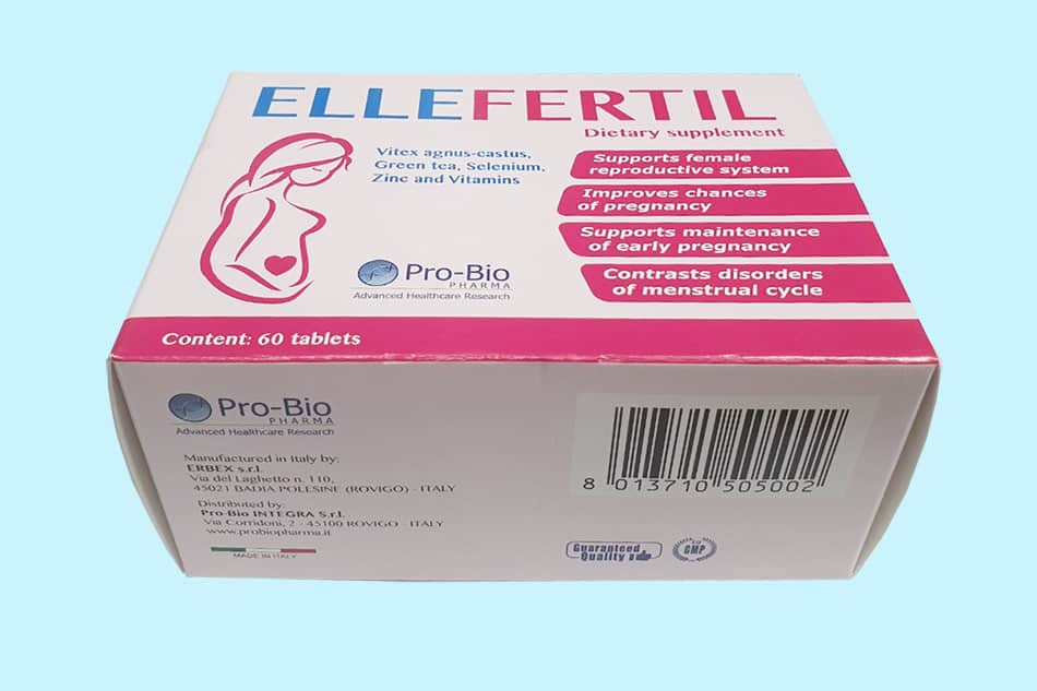 Hình ảnh hộp Ellefertil 60 viên