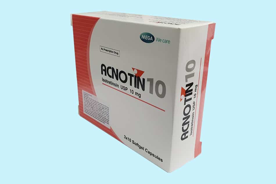 Hộp thuốc Acnotin 10