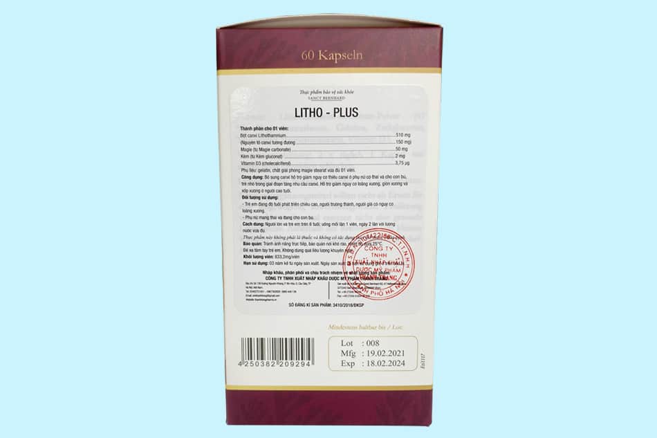 Thông tin sản phẩm Litho Plus