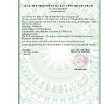 Giấy tiếp nhận đăng ký bản công bố sản phẩm Eu-Thion