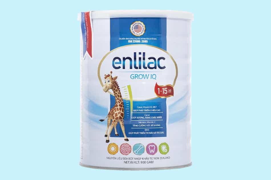 Dòng sữa non dinh dưỡng Enlilac Grow IQ
