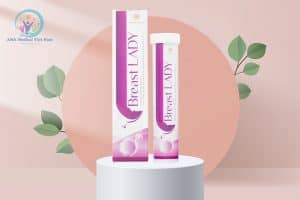 Hình ảnh: Hộp và lọ Viên sủi Breast Lady