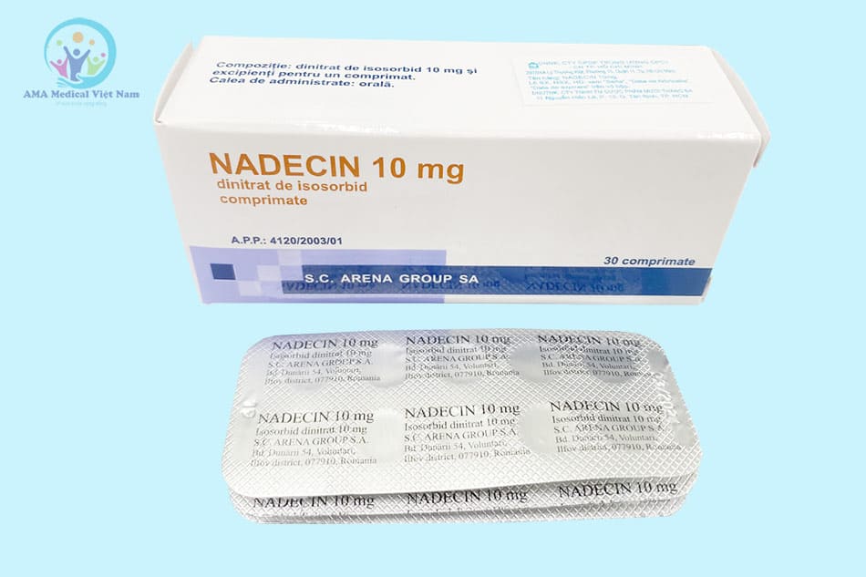 Thuốc tim mạch Nadecin 10mg