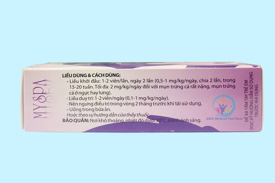 Cách dùng viên uống Myspa