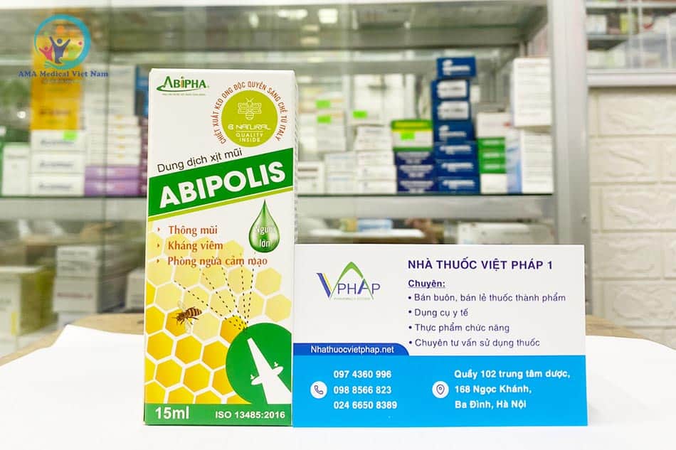 Xịt mũi Abipolis bán tại Nhà thuốc Việt Pháp 1