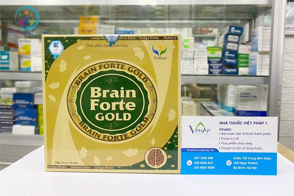 Brain Forte Gold bán tại Nhà thuốc Việt Pháp 1