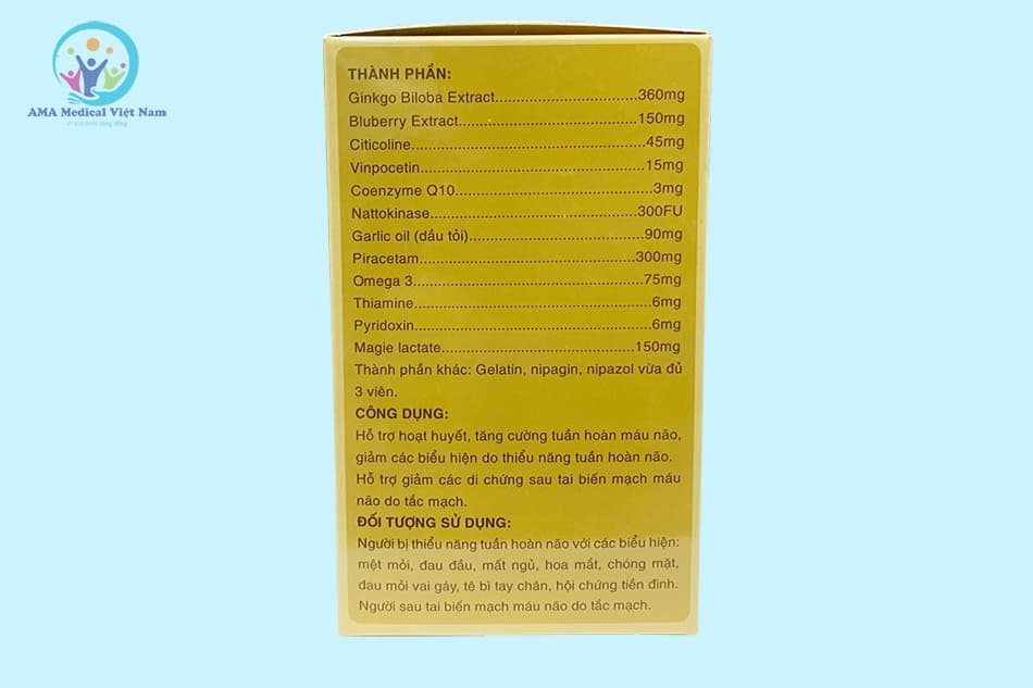 Viên uống bổ não Brain Forte Gold