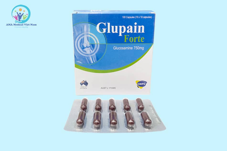 Hộp và vỉ Glupain Forte
