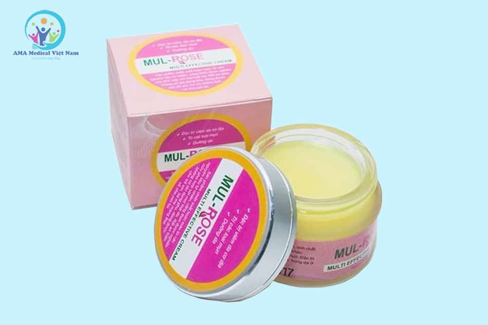 Hộp và hũ kem Mul Rose 30g