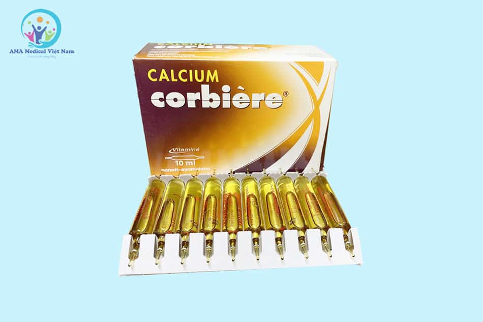 Hộp 30 ống Canxi Corbiere
