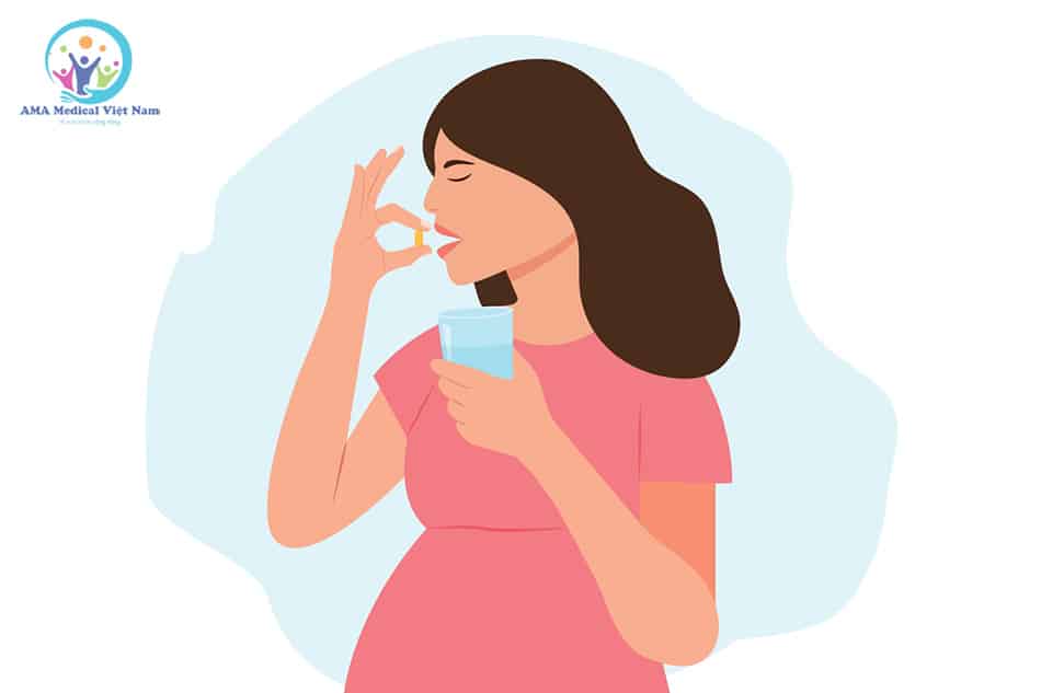 Mẹ bầu nên dùng canxi vào buổi sáng