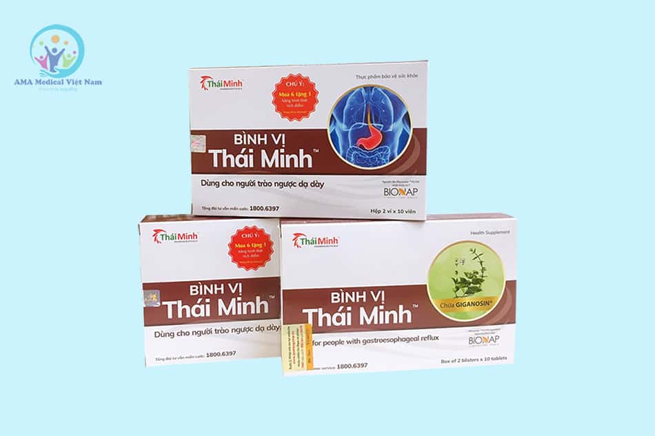 Hình ảnh 3 hộp sản phẩm Bình Vị Thái Minh