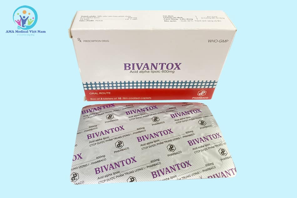 Hộp và vỉ thuốc Bivantox