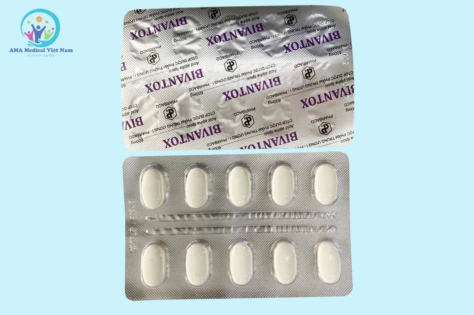 Vỉ 10 viên thuốc Bivantox