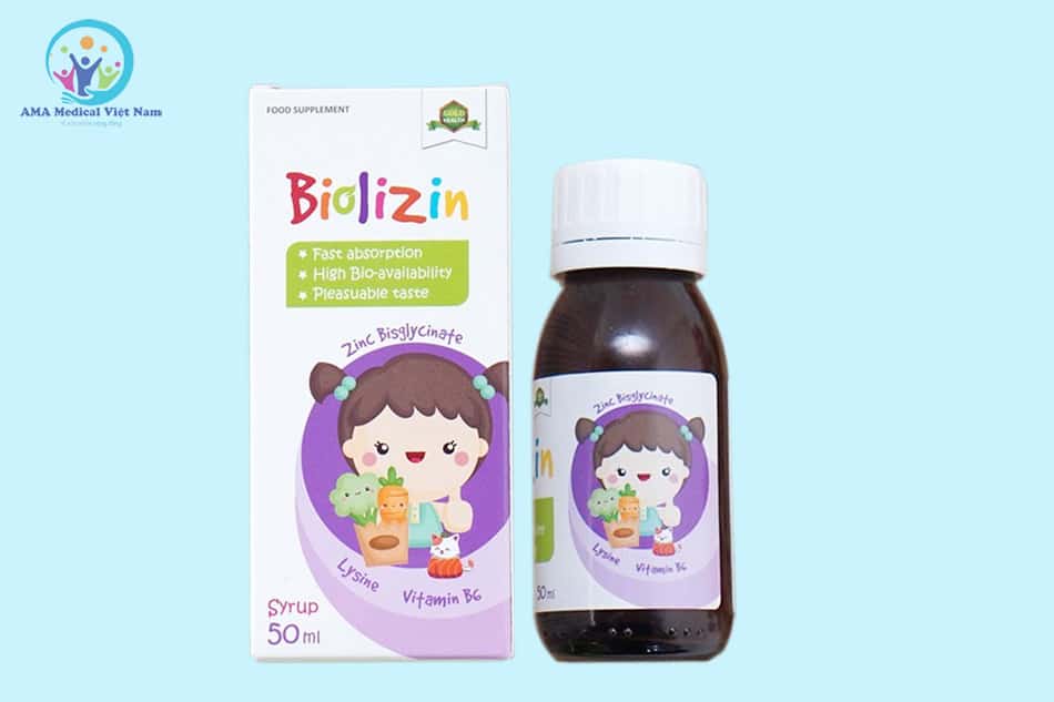 Kẽm Biolizin cho bé