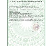 Giấy tiếp nhận đăng ký bản công bố sản phẩm Havircin
