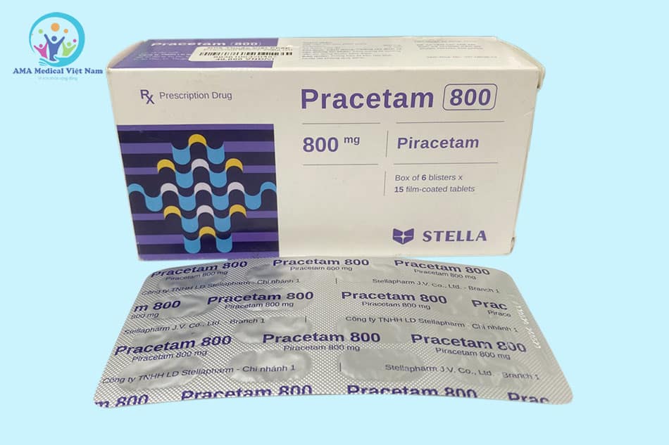 Hộp thuốc Pracetam 800mg