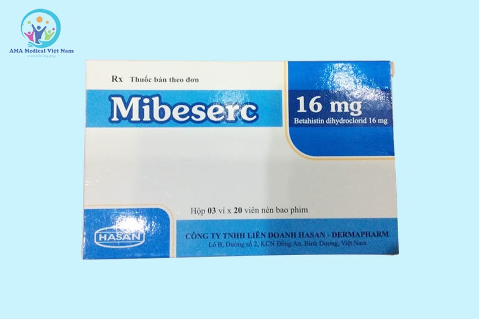 Hộp 3 vỉ thuốc Mibeserc