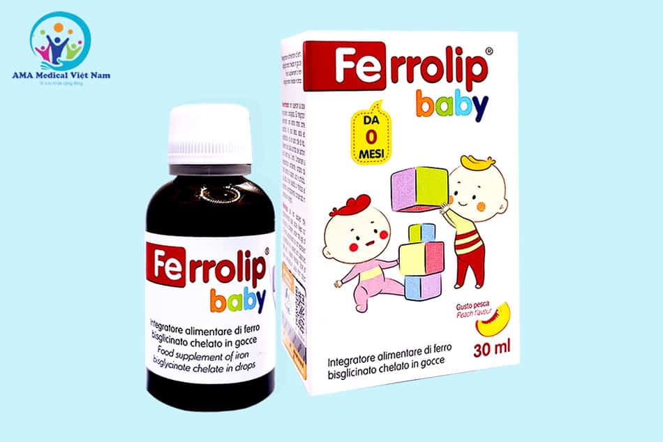Sắt Ferrolip Baby cho bé