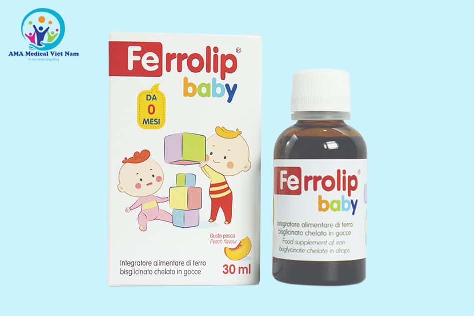 Hộp và lọ Ferrolip Baby