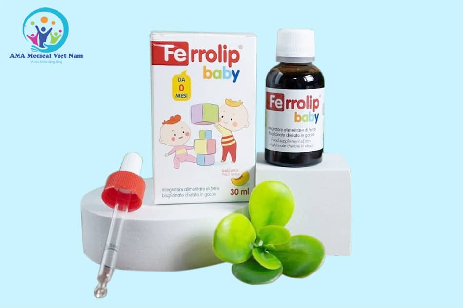 Sắt hữu cơ Ferrolip Baby