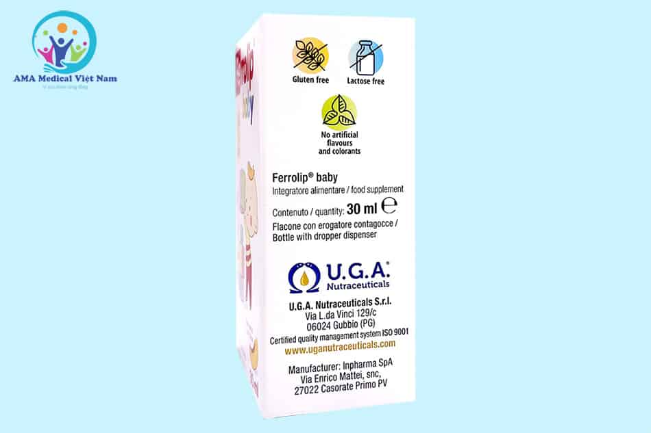 Thực phẩm bảo vệ sức khỏe Ferrolip Baby