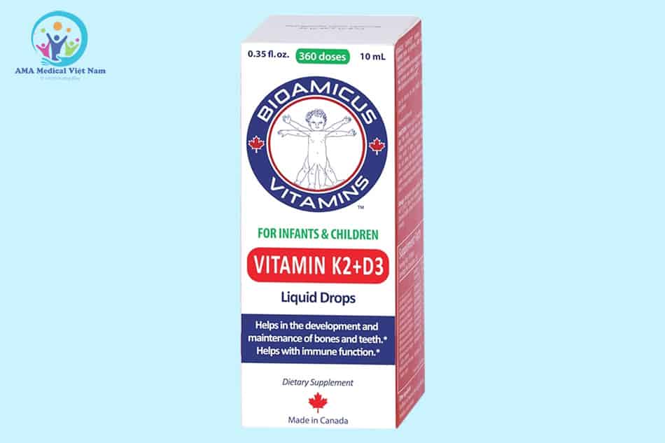 Hình ảnh: Sản phẩm BioAmicus Vitamin D3K2