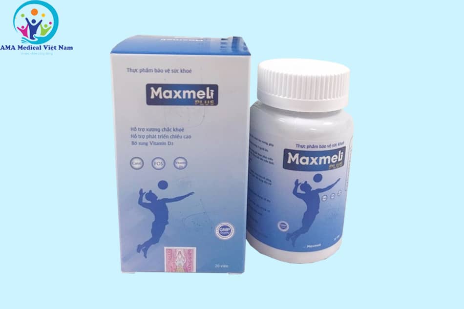 Hộp và lọ Maxmeli Plus chính hãng
