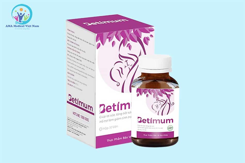 Hộp và lọ Betimum lợi sữa