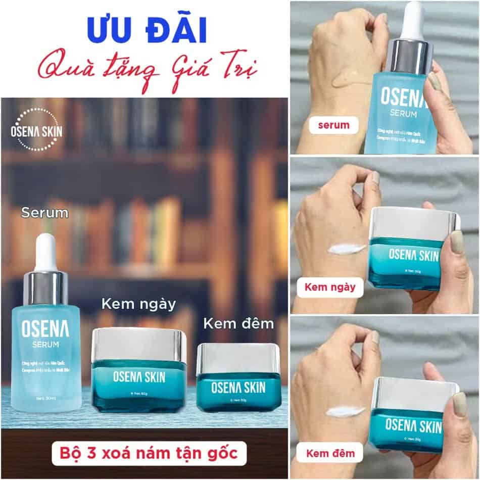 Combo mua kem Cerepron Osena Skin giá bao nhiêu?