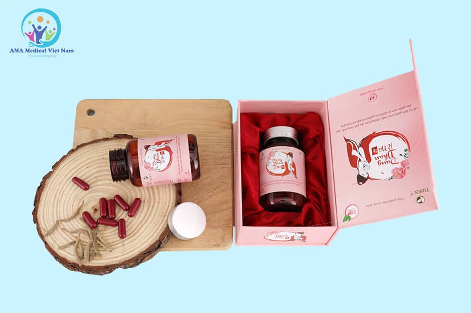 Dung nhan tố nữ ST được sản xuất từ 100% dược liệu thiên nhiên