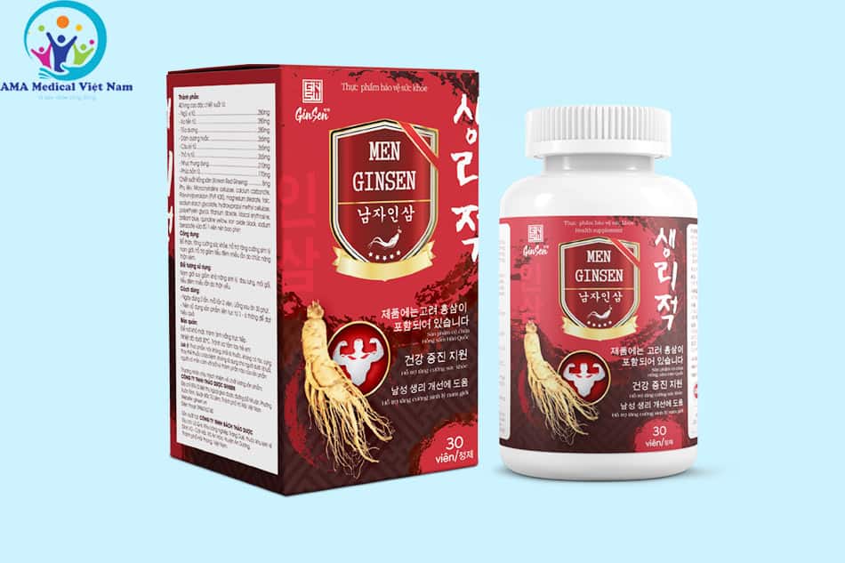 Men Ginsen hỗ trợ tăng cường sinh lý nam