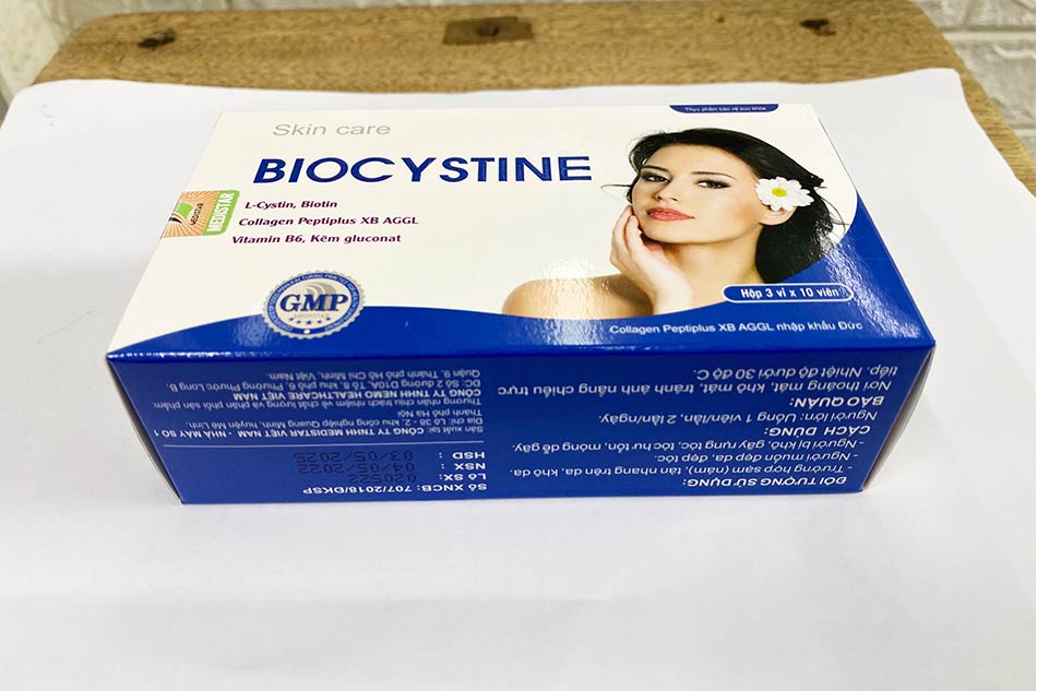 Viên uống đẹp da Biocystine