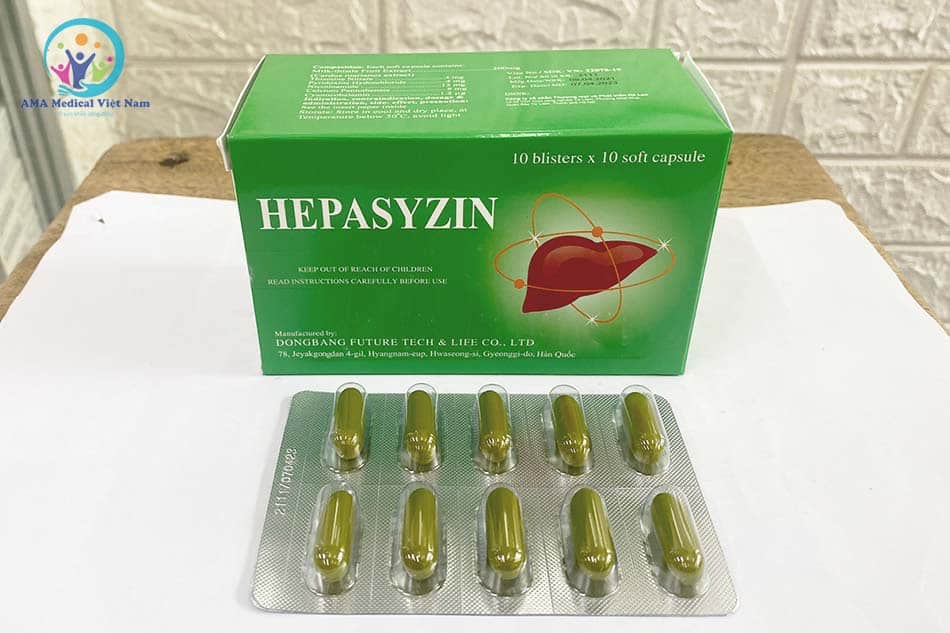 Hộp và vỉ thuốc Hepasyzin