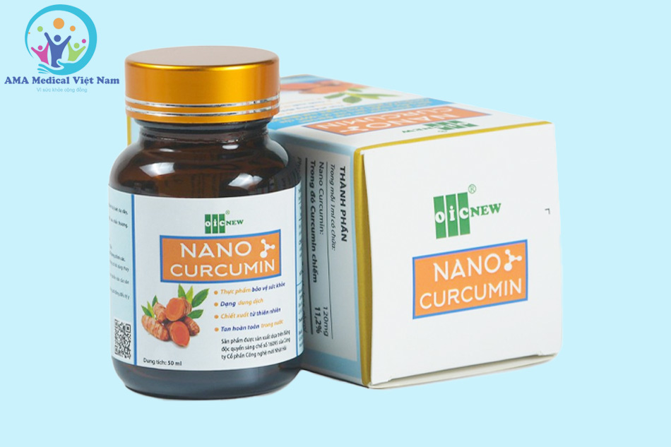 Sản phẩm Nano Curcumin OIC hỗ trợ điều trị viêm loét dạ dày - tá tràng