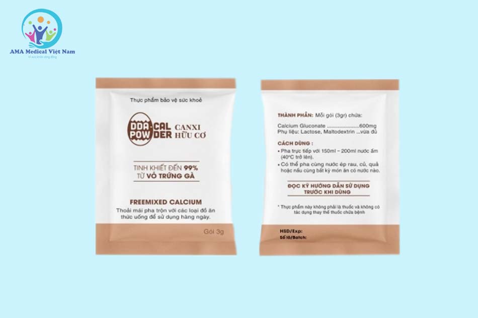 Gói Canxi từ vỏ trứng gà