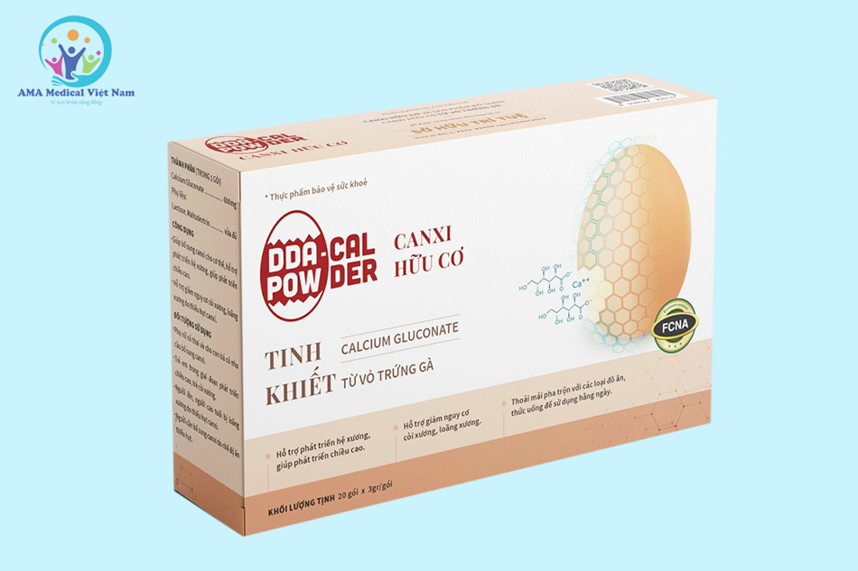 Hộp Canxi DDA từ vỏ trứng