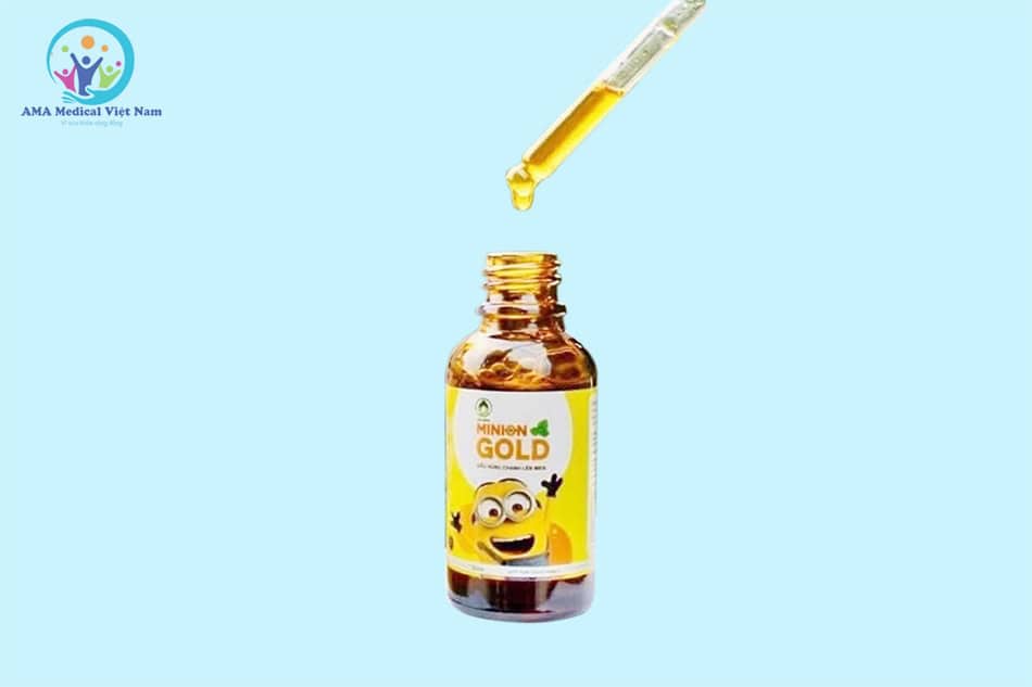 Lọ Minion Gold húng chanh 30ml