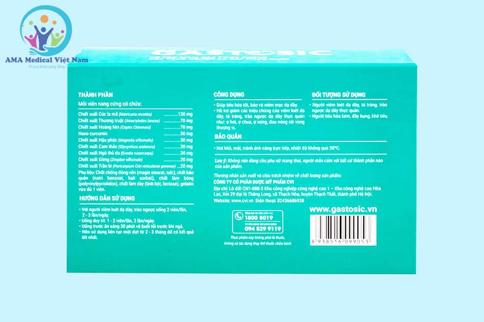 Thông tin của sản phẩm Gastosic