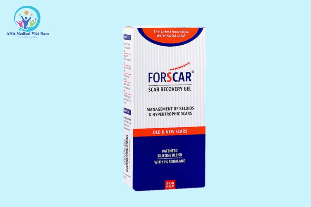 Forscar Scar Recovery Gel giúp hỗ trợ ngăn chặn sự hình thành sẹo