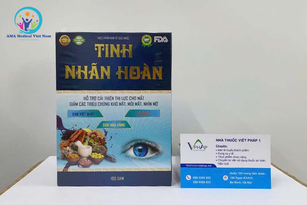 Tinh Nhãn Hoàn bán tại Nhà thuốc Việt Pháp 1