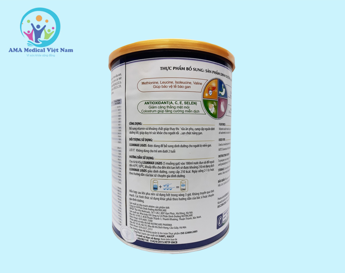 Hình ảnh hộp sữa Lean Max Ligos

