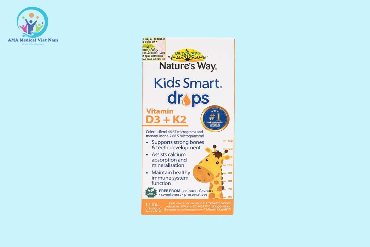 Thực phẩm bảo vệ sức khỏe Vitamin D3K2 Organic Nature's Way